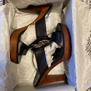 Gucci Saddle Soft Lux Nero Heels